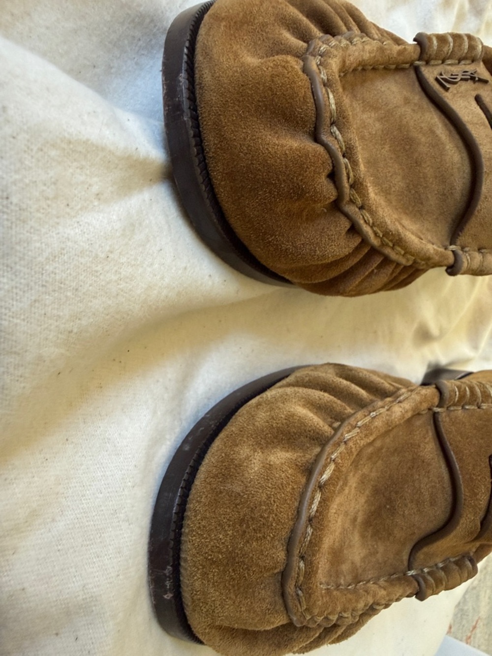 Saint Laurent Suede Le Loafers - Picture 7 of 11